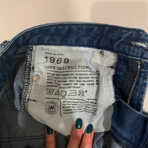 Gap 1969 Real Straight Jeans size 25 - Picture 3 of 6